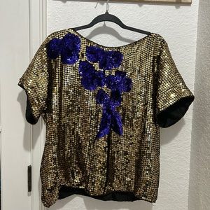Sequin top, vintage